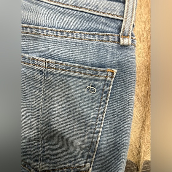 Rag & Bone Nina High Rise Ankle Cigarette Jeans Sz 28 Knee Rip Distress - Picture 9 of 9